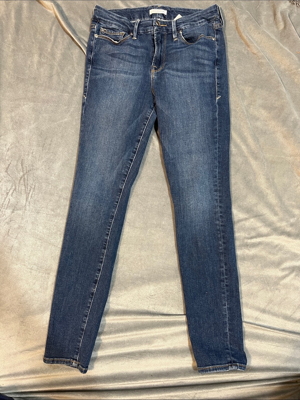 Women’s Good American Dark Blue Stretch Good Legs 10/30